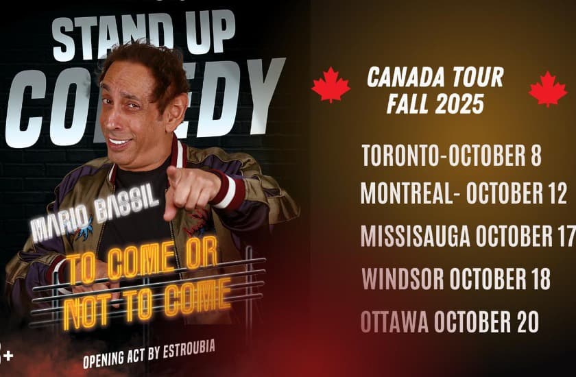 TO COME, OR NOT TO COME a Stand-Up Comedy Show by Mario Bassil Live in Edmonton image