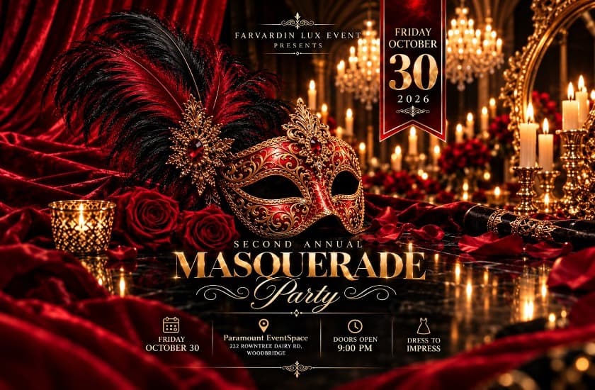 Farvardin Lux Event Presents - 2nd Annual Masquerade Party (Private Event)
