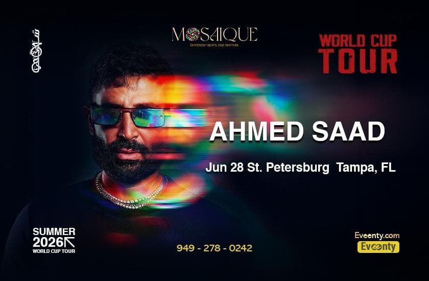 Ahmed Saad Live in Tampa Bay Area image
